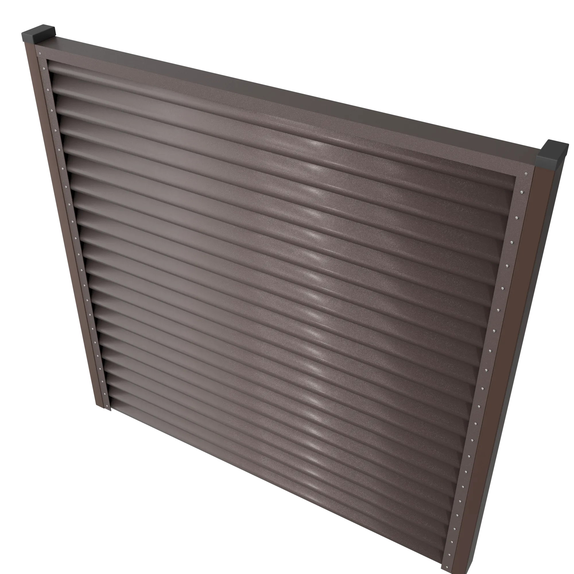 Schuttingpaneel Piramide | Chocoladebruin | RAL8017