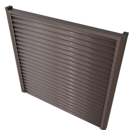 Schuttingpaneel Piramide | Chocoladebruin | RAL8017