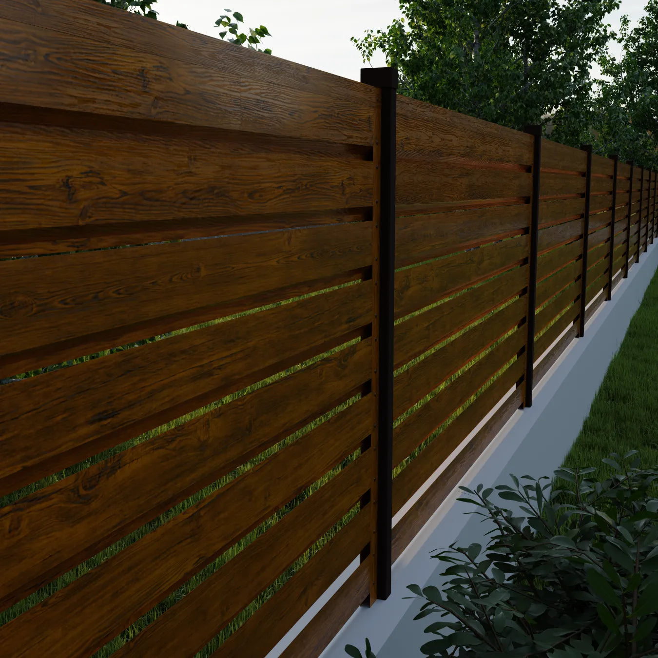 Panneau de clôture Rombo Mini | Chêne