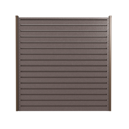 Panneau de clôture Rombo Mini | Brun chocolat RAL8017