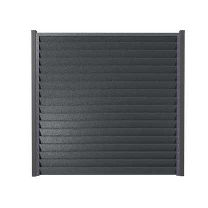 Schuttingpaneel Sigma | Zilvergrijs | RAL7024
