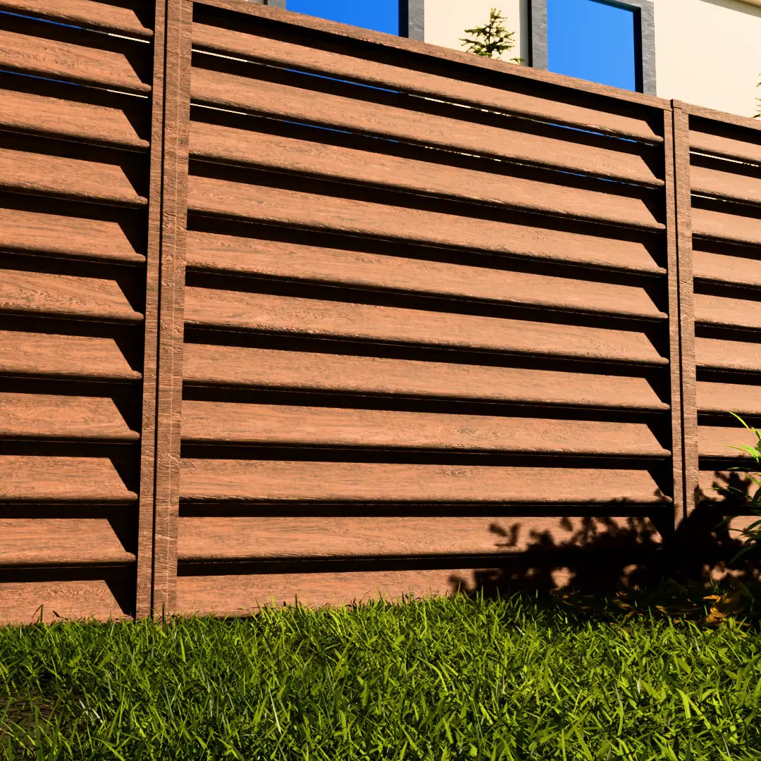 Panneau de clôture Gamma Mahogany
