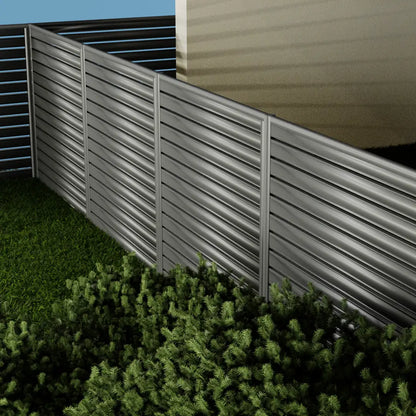 Panneau de clôture Terra Silver Grey