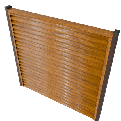 Schuttingpaneel Piramide Eik