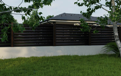 Fence Panel Terra | Brown RAL8019 Hi-Mat Mavlli