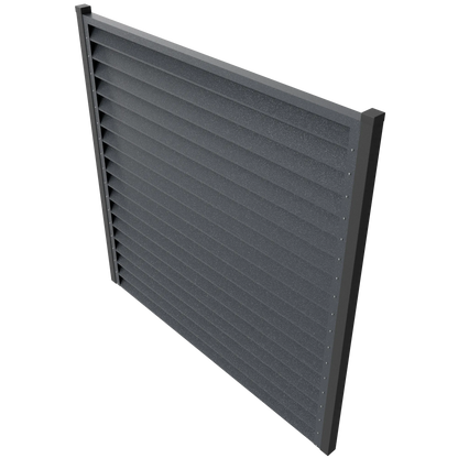 Schuttingpaneel Sigma | Zilvergrijs | RAL7024