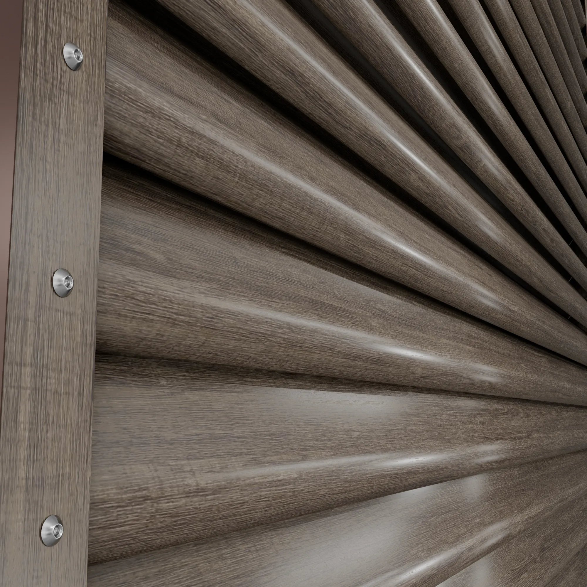 Panneau de clôture Pyramide | Bouleau