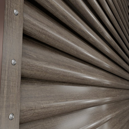 Panneau de clôture Pyramide | Bouleau