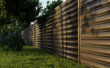 Schuttingpaneel Terra | Chocoladebruin | RAL8017