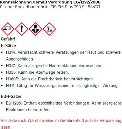 FISCHER Epoxy resin mortar Mavlli