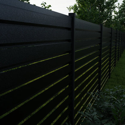 Panneau de clôture Rombo Mini | Gris argent métallisé | RAL7024