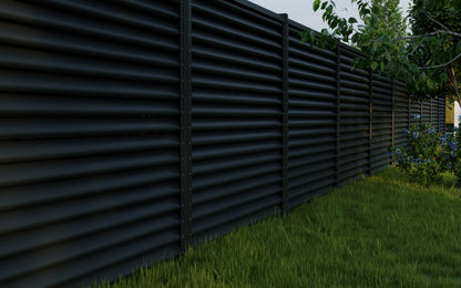 Panneau de clôture Pyramide | Gris anthracite | RAL7016