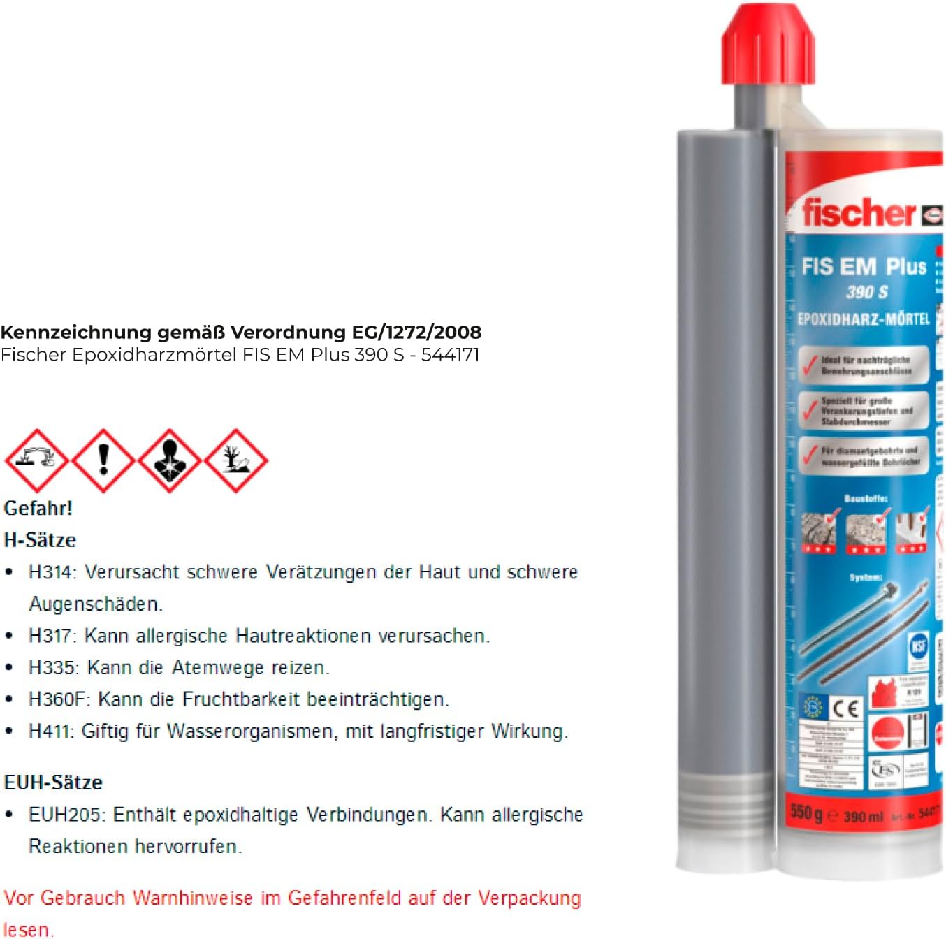 FISCHER Epoxyharsmortel