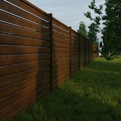 Panneau de clôture Rombo Mini | Noyer