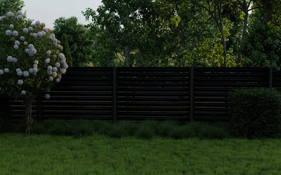 Fence Panel Terra | Black RAL9005 Hi-Mat Mavlli