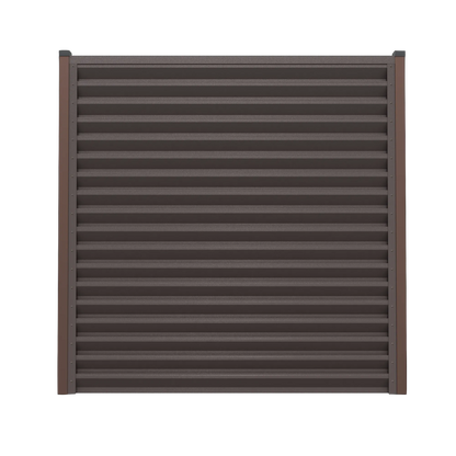 Panneau de clôture Atlas | Chocolate Brown | RAL8017