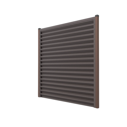 Panneau de clôture Atlas | Chocolate Brown | RAL8017