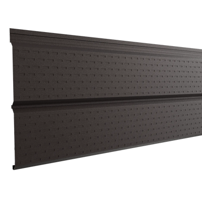 Bardage en tôle d’acier perforée | Brun chocolat | RAL8017