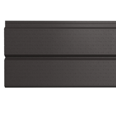 Perforated Steel Sheet Cladding | Dark Brown RAL8019 | 250x26 cm Mavlli