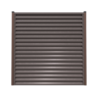 Panneau de clôture Atlas | Chocolate Brown | RAL8017
