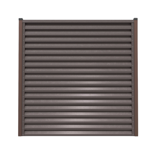 Panneau de clôture Atlas | Chocolate Brown | RAL8017