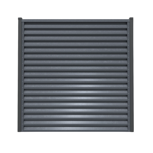 Panneau de clôture Atlas | Gris argenté | RAL7024