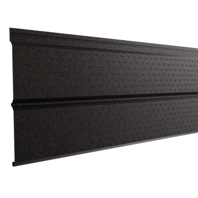 Perforated Steel Sheet Cladding | Dark Brown RAL8019 Hi-Mat | 250x26 cm Mavlli