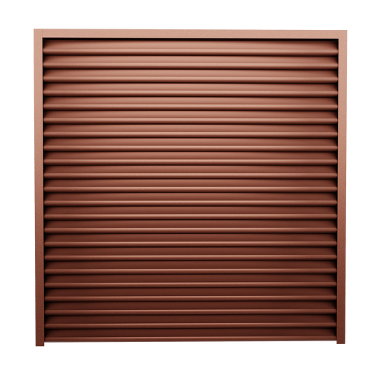 Schutting Piramide Chocolade Bruin