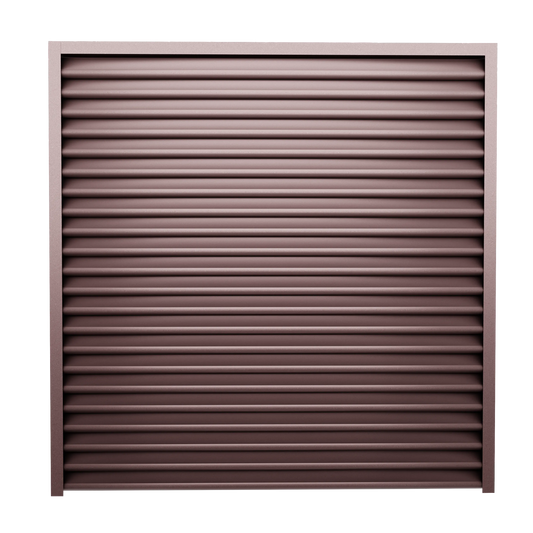 Schutting Piramide Donkerbruin
