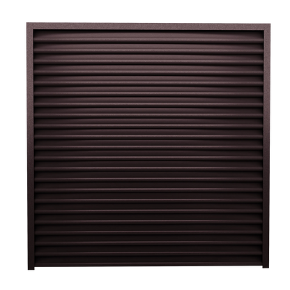 Panneau de clôture Pyramid Metallic Dark Brown