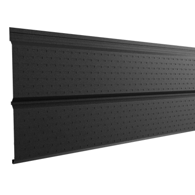 Perforated Steel Sheet Cladding | Grey RAL7024 | 250x26 cm Mavlli
