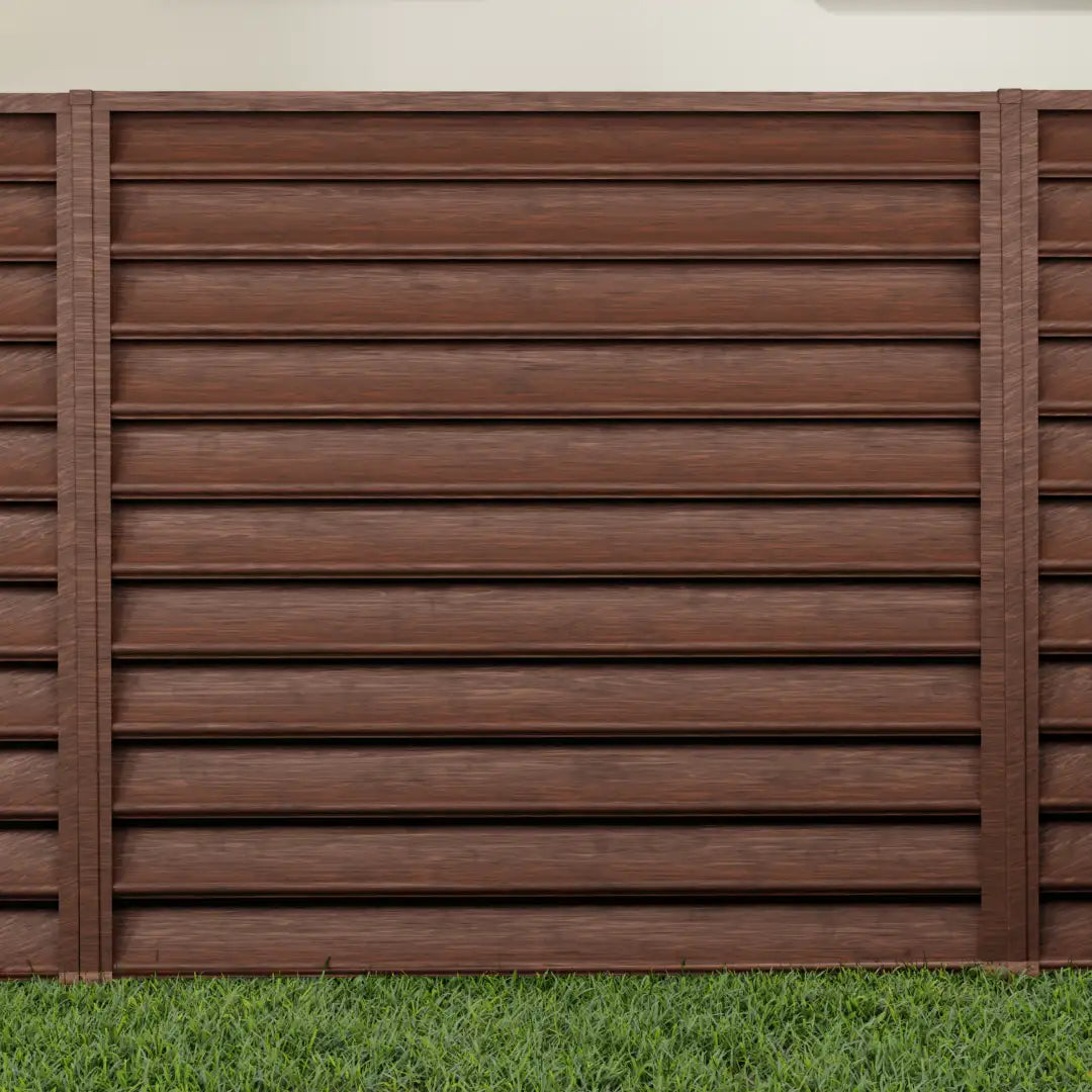 Panneau de clôture Gamma Walnut