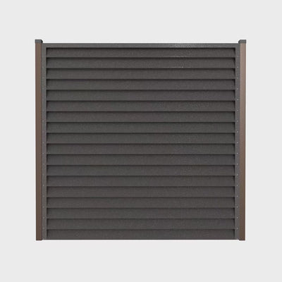 Panneau de clôture Sigma | Brun foncé RAL8019