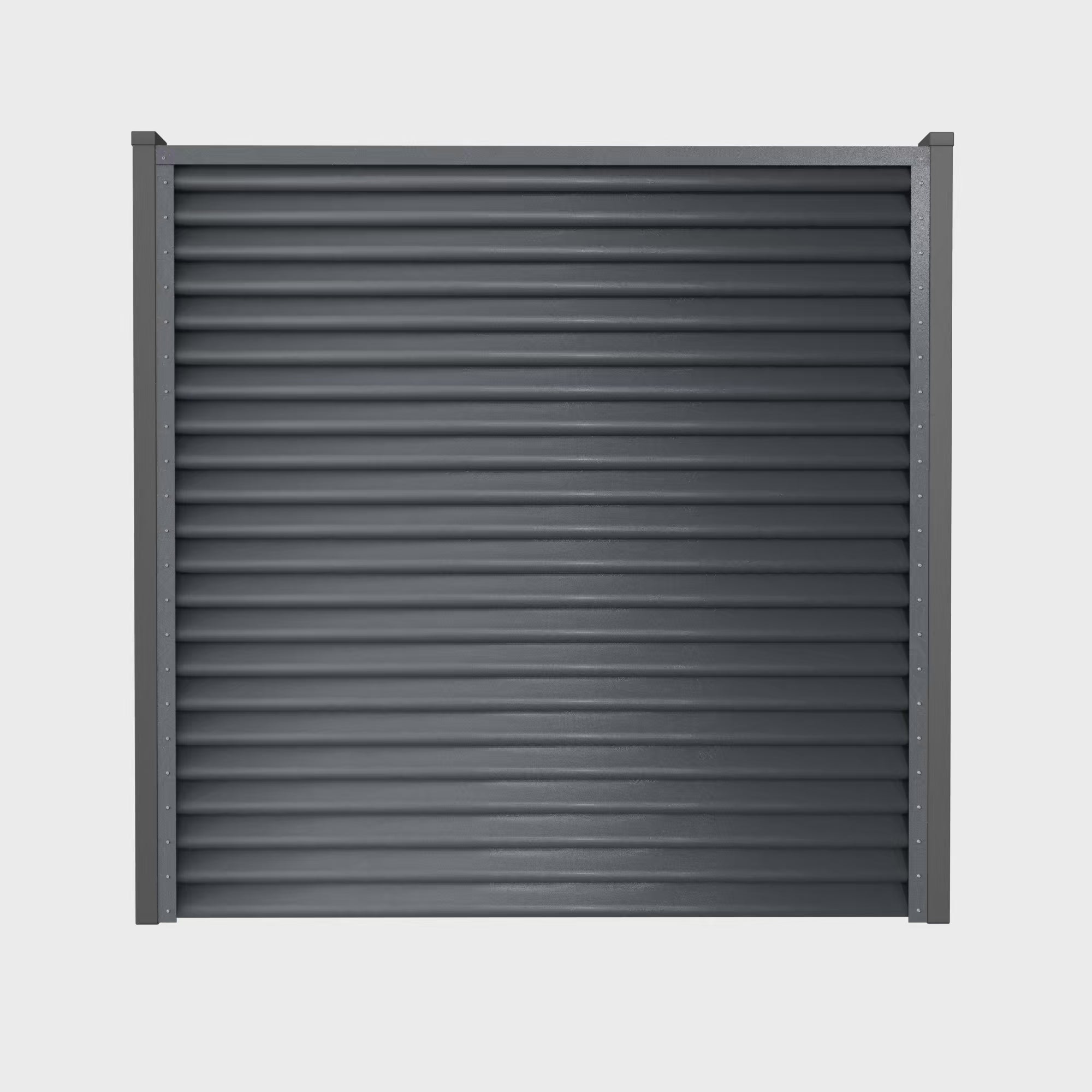 Schuttingpaneel Piramide | Zilvergrijs | RAL7024