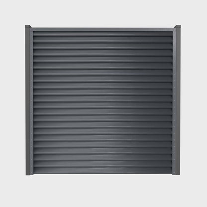Schuttingpaneel Piramide | Zilvergrijs | RAL7024