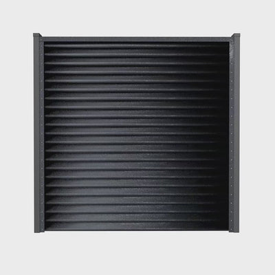 Fence Panel Pyramid | Grey RAL7024 Hi-Mat