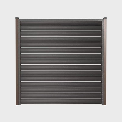 Fence Panel Terra | Dark Brown RAL8019