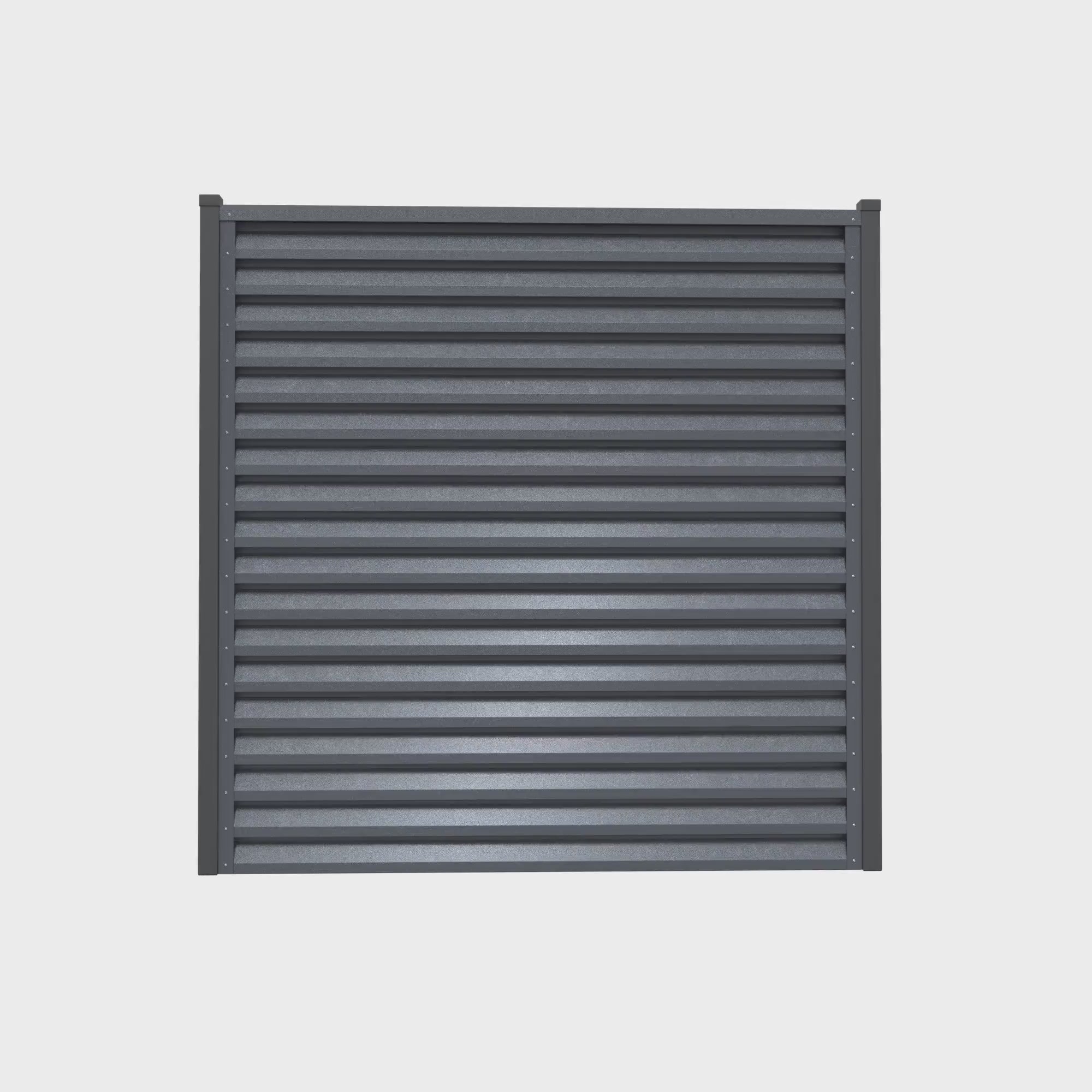Schuttingpaneel Atlas | Zilvergrijs | RAL7024